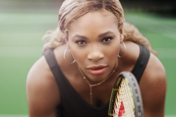 Portrait of Pro Tennis Player Serena Williams, photo by Chase Jarvis
